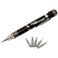 Light-Up LED Pen-Driver w/ 6 Screwdriver Bits